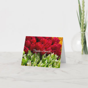 Tack för bloemenmarkt-kort kort