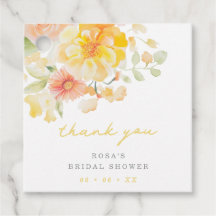 Tack för Blommigt av Butter-Gult