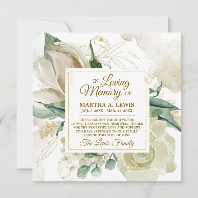 Tack för Blommigt av synkroniseringsminne (Framsida)