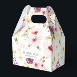 Tack för Blommigt av vintage Presentaskar<br><div class="desc">Hämta snabbknappen utan tidslinje till evenemanget med de här vintage-blommigtens favoritrutor. Med ett vackert designad mönster av handmålade blommor i mjuk rosa, vitt och gult är de perfekter för att lägga till en elegant, mysigt beröring till bröllop, party eller speciellt firande. En snyggt och ett charmerande sätt att presentera dina...</div>