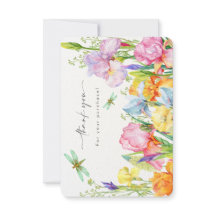 Tack för blommigt för ditt inköpskort.