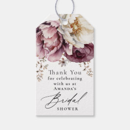 Tack för Blommigt överflödig  Presentetikett