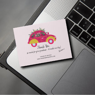 Tack för Blommigten för orderRoligt färgstark