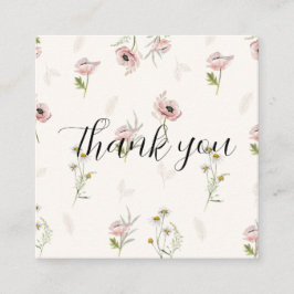 Tack för blommigten tilläggskort