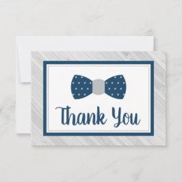 Tack för Bow Tie-kortet, flottan, Grått Kort