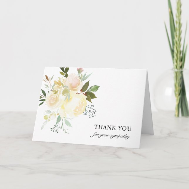 Tack för brinnande vattenfärg, Blommigt (Framsida)