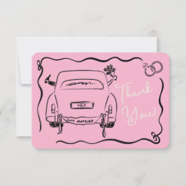 Tack för Bröllop-anteckningskort Inbjudningar