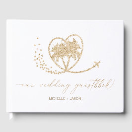 Tack för Bröllop-destinationspass, världskarta Gästböcker