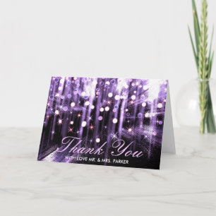 Tack för bröllop för konfettiar för glittergnistra kort