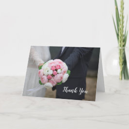 Tack för Bröllop-foto Kort