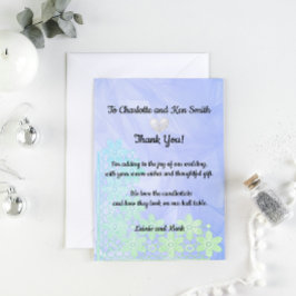 Tack för Bröllop-gåva 3 Kort