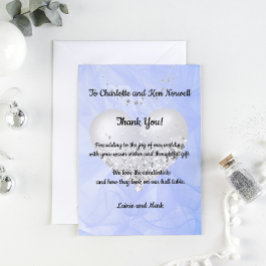 Tack för Bröllop-gåva 3 Kort