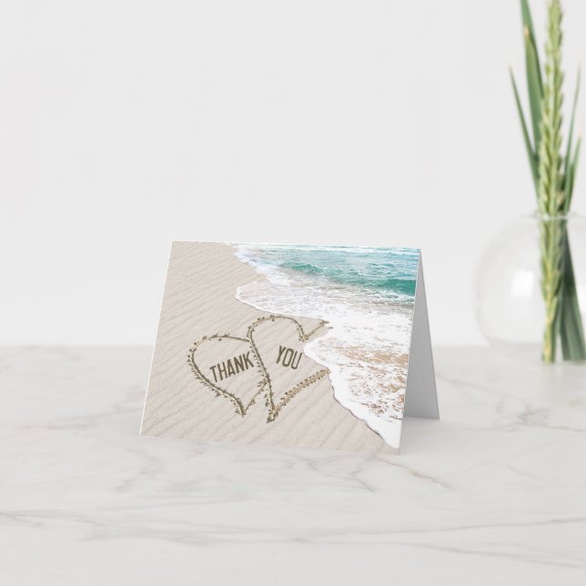 Tack för Bröllop Gift Kort (Framsida)