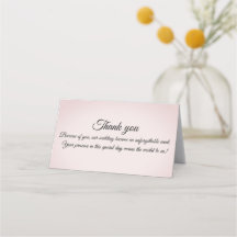 Tack för bröllop-kortet