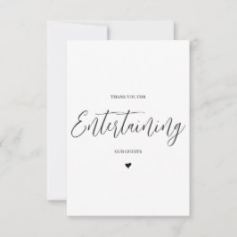 Tack för bröllop-leverantören - DJ/Band