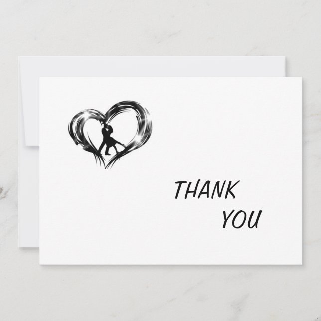 TACK FOR BRÖLLOP / SHOWER INBJUDNINGAR (Framsida)