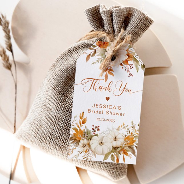 Tack för bröllopsdusch för förälskade presentetikett (Skapare uppladdad)