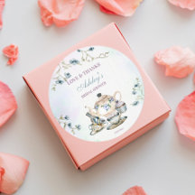 Tack för bröllopsdusch för tea party