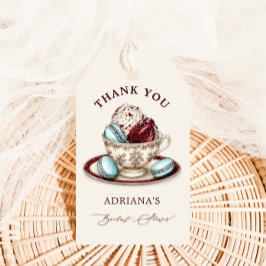 Tack för bröllopsdusch teparty presentetikett