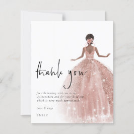 Tack för budgeteringen Ro Guld Gown Mörk Hair Quin