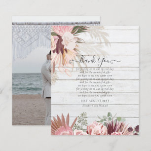 Tack för BUDGETfoto, ditt kort Pampas Grass Bröllo