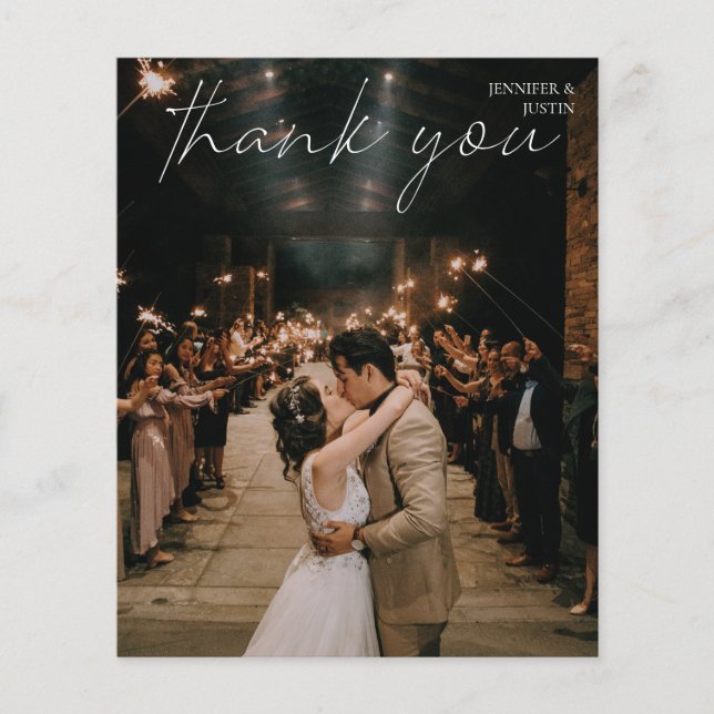 Tack för budgethantering för fotomodern Chic Flygblad (Framsidan)