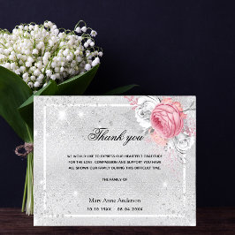 Tack för budgetsympati för silver rosa