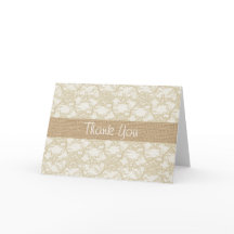 Tack för Burlap och Snöre