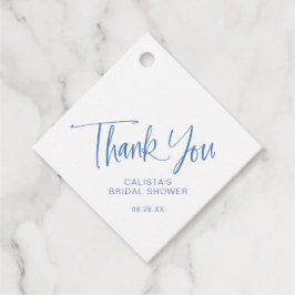 Tack för Calligraphy Script-Möhippa Gåvor Etiketter