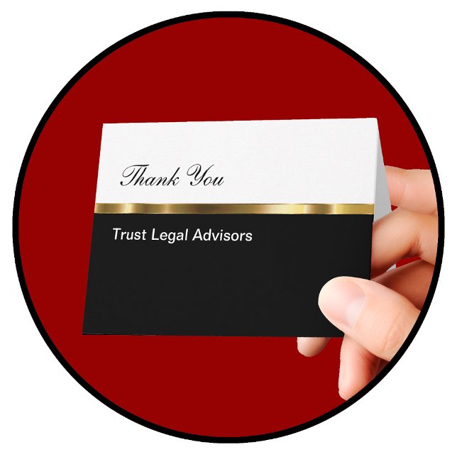 Tack för Classy Business Kort (Skapare uppladdad)