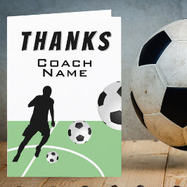 Tack för Coach Soccer Player-fotbolls-boxar