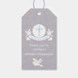 Tack för Comunion-Märkre för inkommande organ Presentetikett