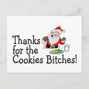 Tack för cookies helg vykort