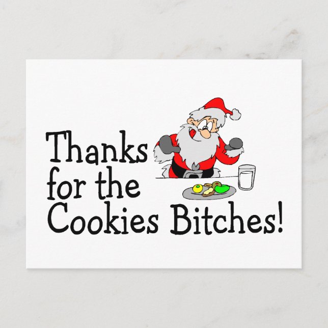 Tack för cookies helg vykort (Framsida)