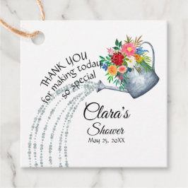 Tack för Cute Rustic Watering kan användas för Blo Gåvor Etiketter