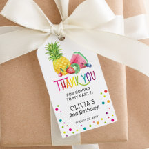Tack för Cute Summer Fruit Birthday