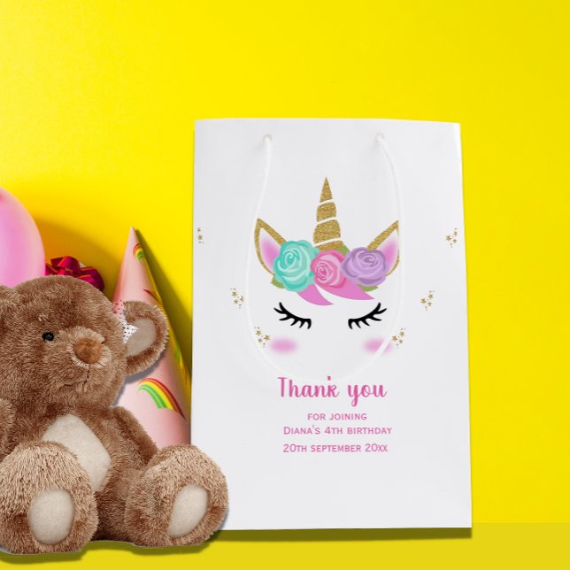 Tack för Cute Unicorn 4e födelsedagen (Skapare uppladdad)