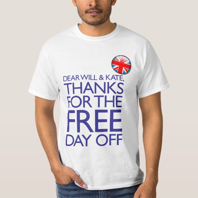 Tack för dagen av tee shirt (Framsida)
