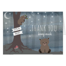 Tack för dagligt trädskäggsbarn hälsningskort