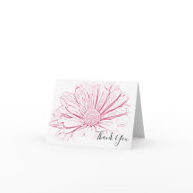 Tack för Daisy av rosa Blommigt