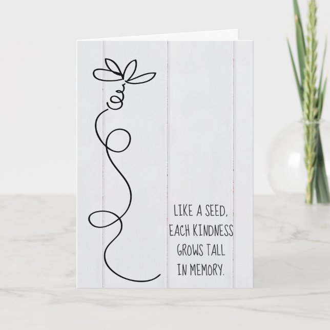 Tack för daisyn! kort (Framsida)