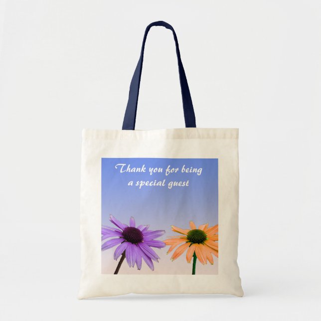 Tack för daisyns blommor tygkasse (Framsidan)