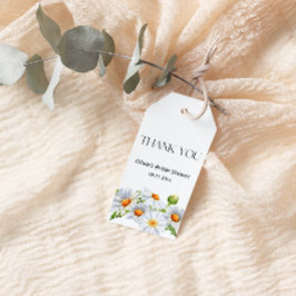 Tack för daisyns möhippa, märkre presentetikett