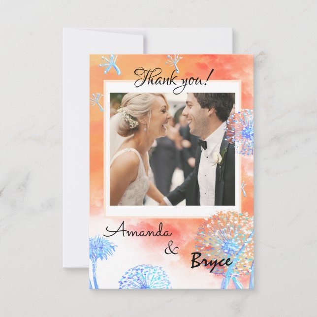 Tack för Dandelion- och vattenfärgsmolnen (Framsida)