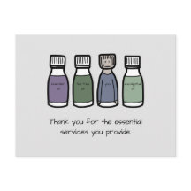 "Tack för de nödvändiga tjänster du tillhandahålle