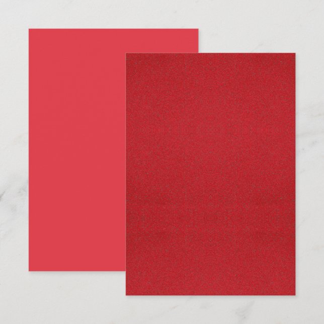 Tack för Deep Red Anpassningsbar-kortet Kort (Fram/baksida)