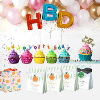 Tack för den färgstarka, leende orangens Grönt Presentaskar