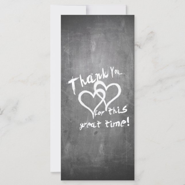 Tack för den här underbara tiden på en kalkbräda (Framsida)