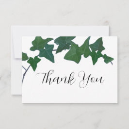 Tack för den klassiska Grönten Engelska Ivy Kort