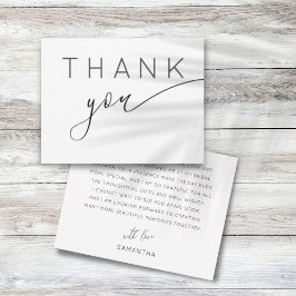 Tack för den minimalistiska svartvitt-Möhippan